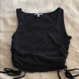 Black tank top